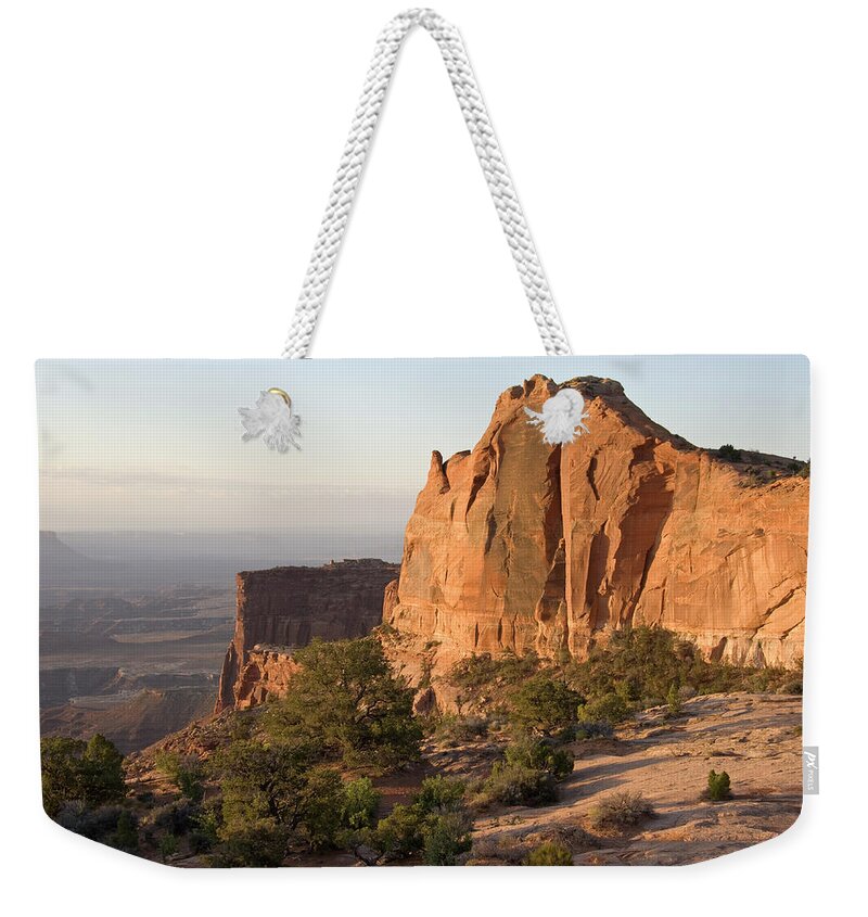 Scenics Weekender Tote Bag featuring the photograph Mesa Arch by John Elk