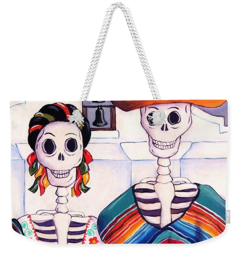 Dia De Los Muertos Weekender Tote Bag featuring the painting Mexican Gothic by Candy Mayer