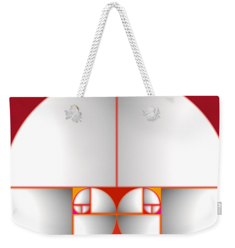 Nautilus Weekender Tote Bag featuring the painting Mirror by Charles Stuart