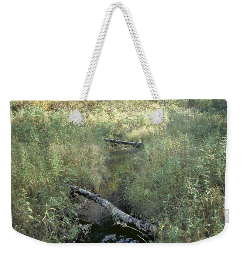 Mississppi River Weekender Tote Bag featuring the photograph Mississippi River Headwaters by Garry McMichael