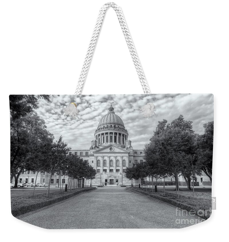 Clarence Holmes Weekender Tote Bag featuring the photograph Mississippi State Capitol IV by Clarence Holmes