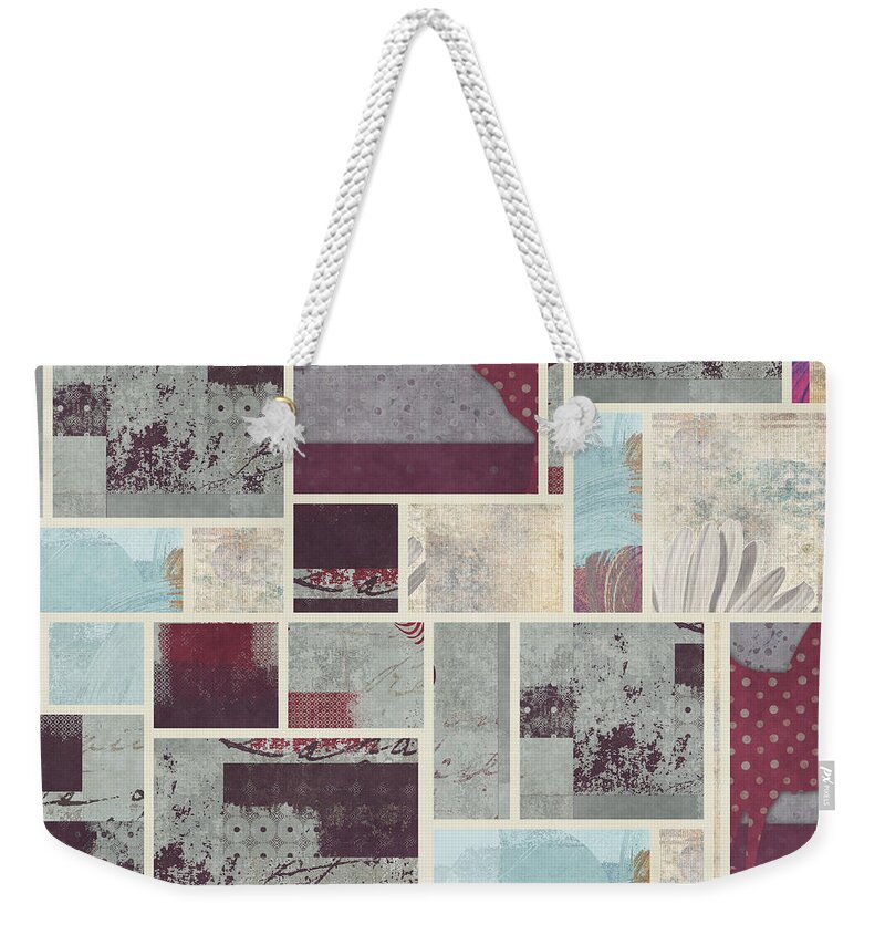 Abstract Weekender Tote Bag featuring the photograph Mondrianity - Abstract 11a by Variance Collections