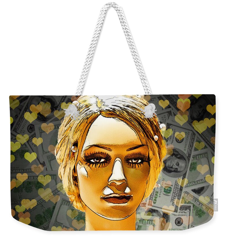 Money Love Weekender Tote Bag featuring the photograph Money Love by Chuck Staley