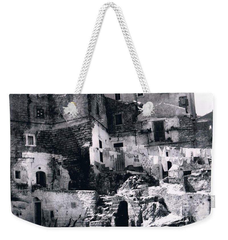 District Weekender Tote Bag featuring the photograph Monte S.Angelo by Archangelus Gallery