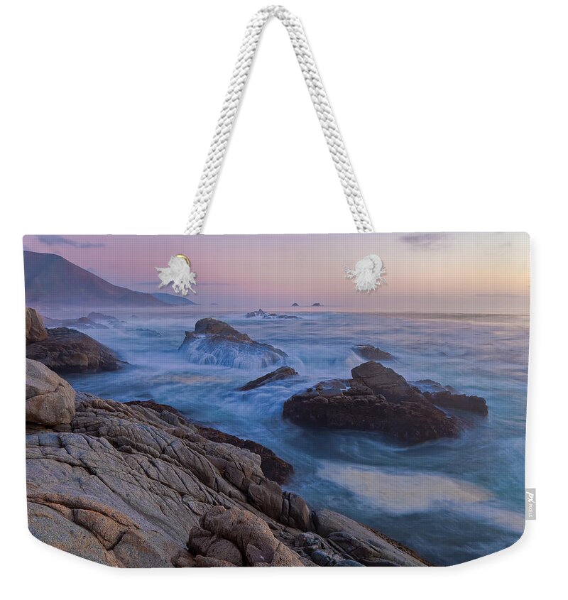 Landscape Weekender Tote Bag featuring the photograph Moody Blue by Jonathan Nguyen