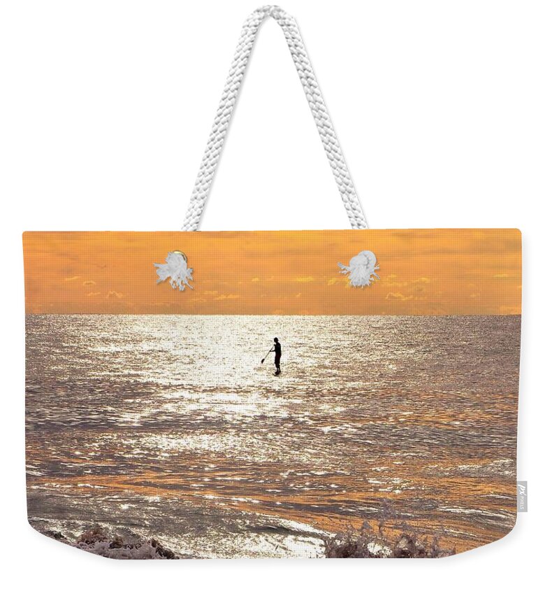 Morning Weekender Tote Bag featuring the photograph Sunrise Solitude by Kim Bemis