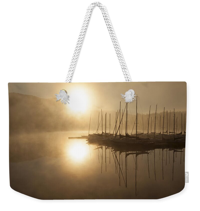 Soleil Weekender Tote Bag featuring the photograph Morning Sun by Eunice Gibb