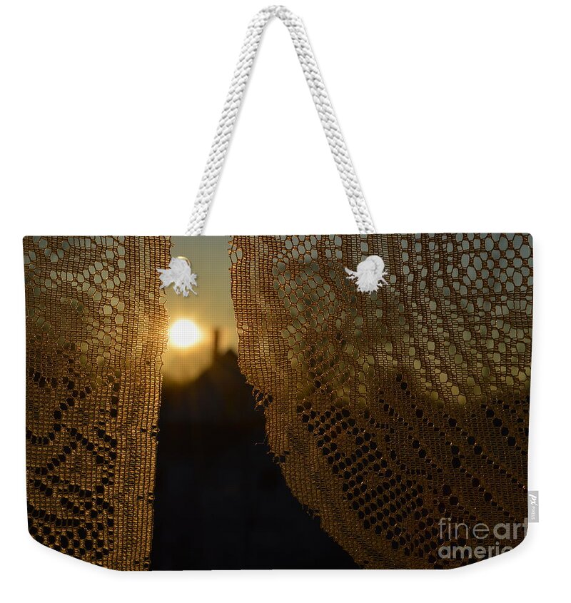 Morning Weekender Tote Bag featuring the photograph Morning Sunshine by Beverly Shelby