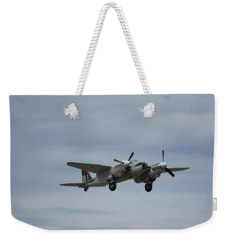 Aviation Weekender Tote Bag featuring the photograph Mosquito by Mark Alan Perry