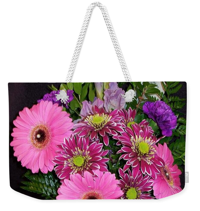 Bouquet Weekender Tote Bag featuring the photograph Mother's Day Bouquet by Sharon Duguay