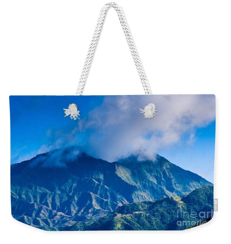 Ancient Weekender Tote Bag featuring the photograph Mount Wai'ale'ale by Ronald Lutz