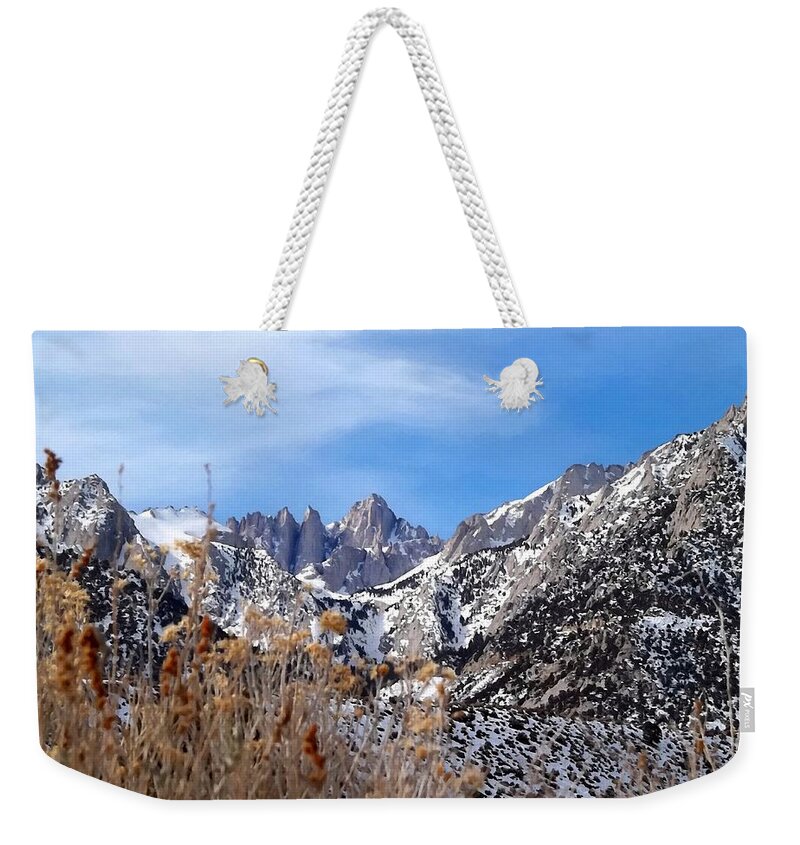 Mount Whitney Weekender Tote Bag featuring the photograph Mount Whitney - California by Glenn McCarthy Art and Photography
