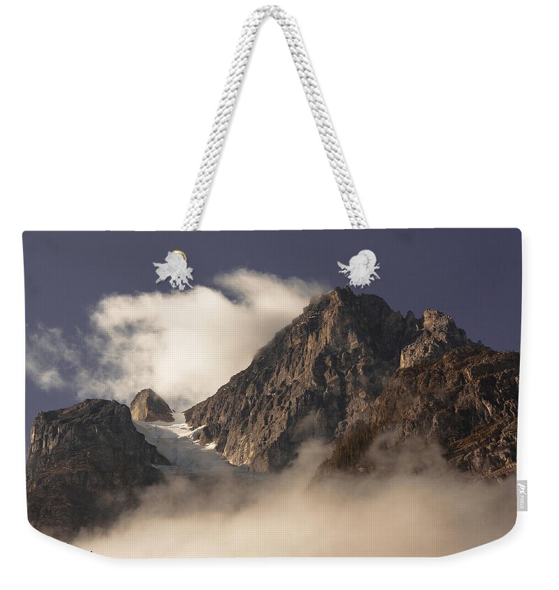 Mountain Top Weekender Tote Bag featuring the photograph Mountain Clouds by Hany J