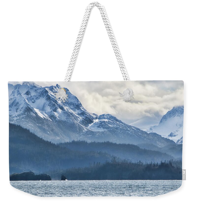 Mountain Mist Weekender Tote Bag featuring the photograph Mountain Mist by Phyllis Taylor