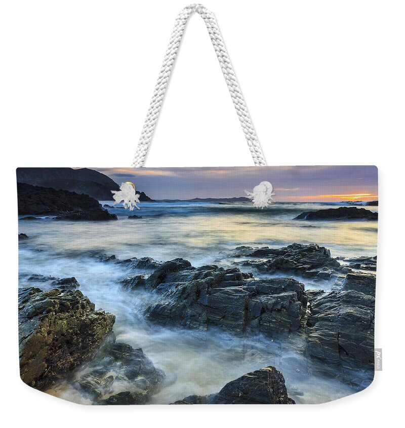 Meiras Weekender Tote Bag featuring the photograph Mourillar Beach Galicia Spain by Pablo Avanzini