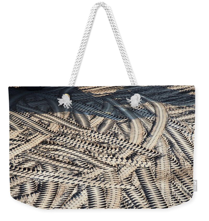 Working Weekender Tote Bag featuring the photograph Moving Sand by Myshkovsky