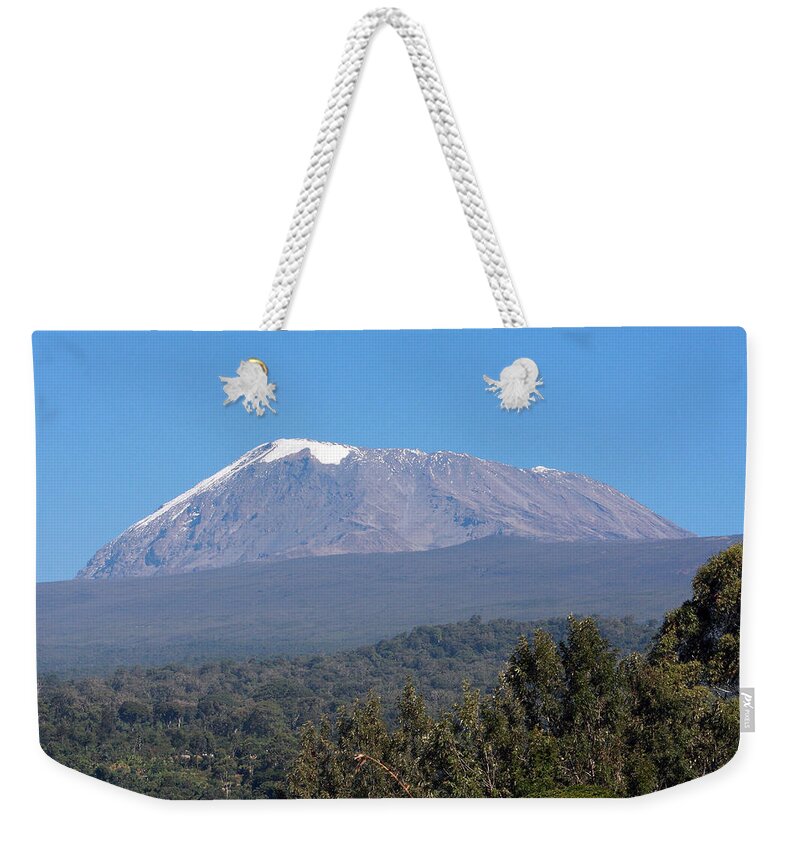 Kilimanjaro Weekender Tote Bag featuring the photograph Mt Kilimanjaro by Aidan Moran