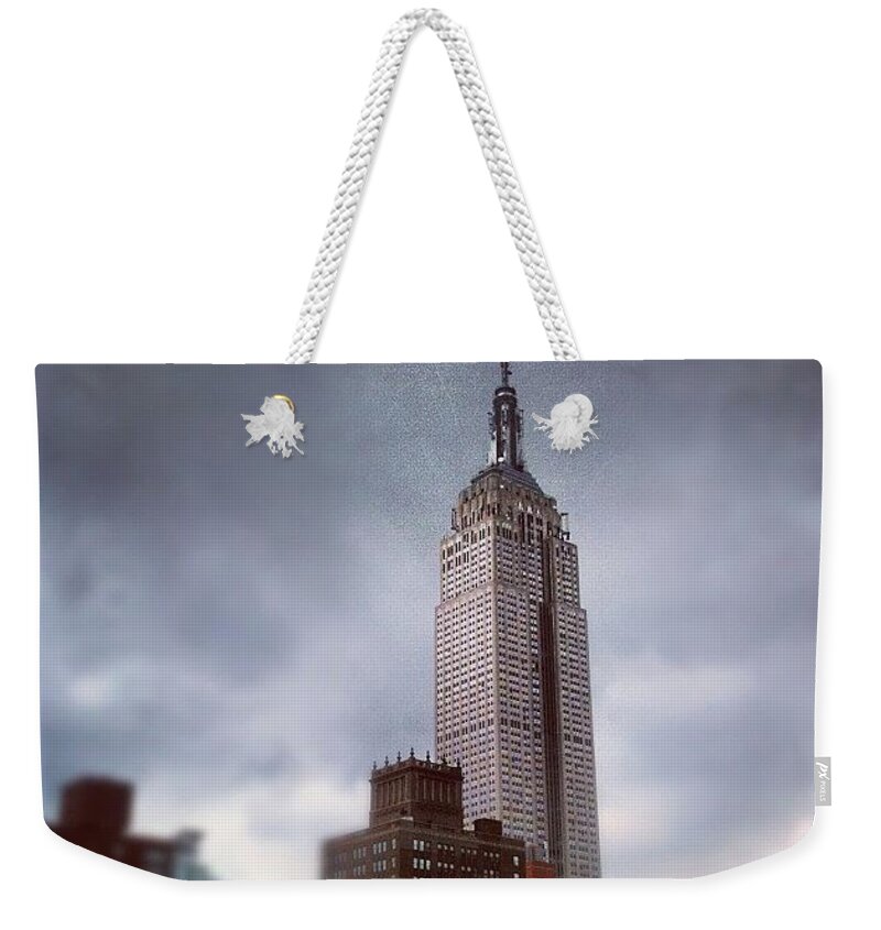 Empire State Building Weekender Tote Bag featuring the photograph My Heart by Denise Railey