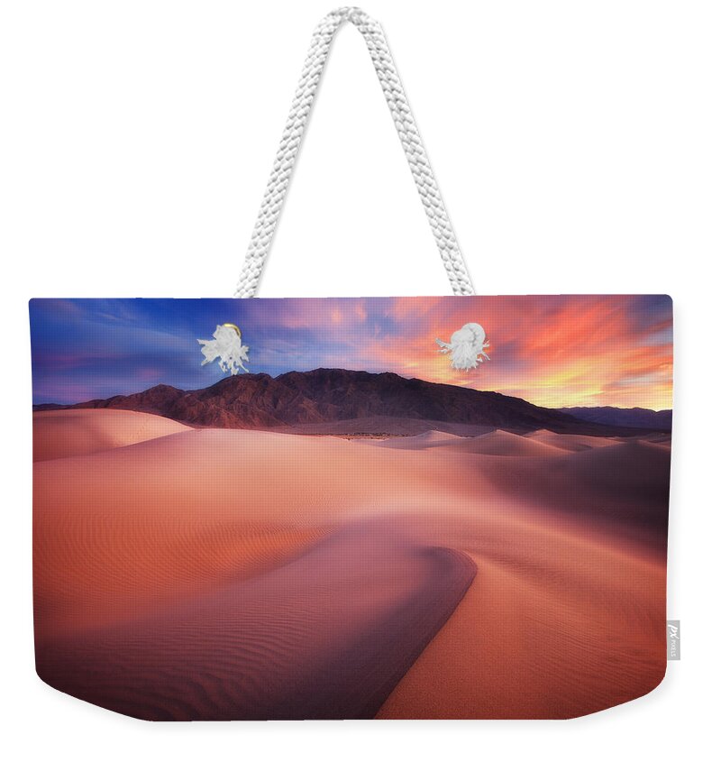 Landscape Weekender Tote Bag featuring the photograph Mysterious Mesquite by Darren White