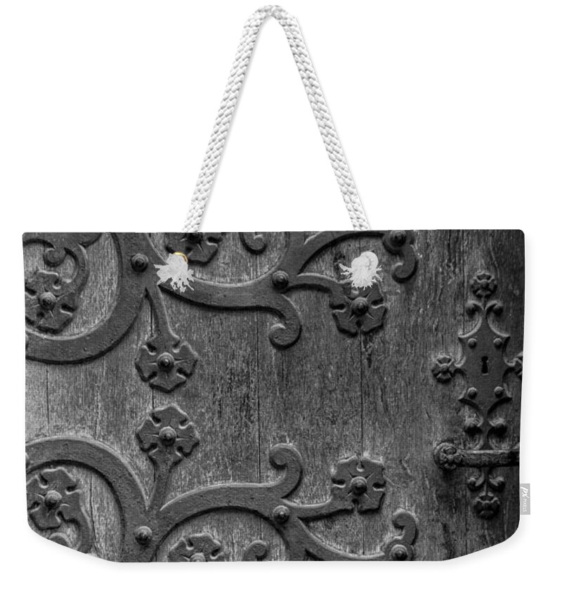 Mystical Weekender Tote Bag featuring the photograph Mystical Door by Edgar Laureano
