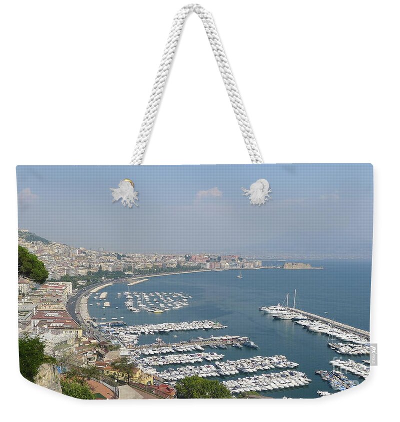 Napoli Weekender Tote Bag featuring the photograph Napoli by Nora Boghossian