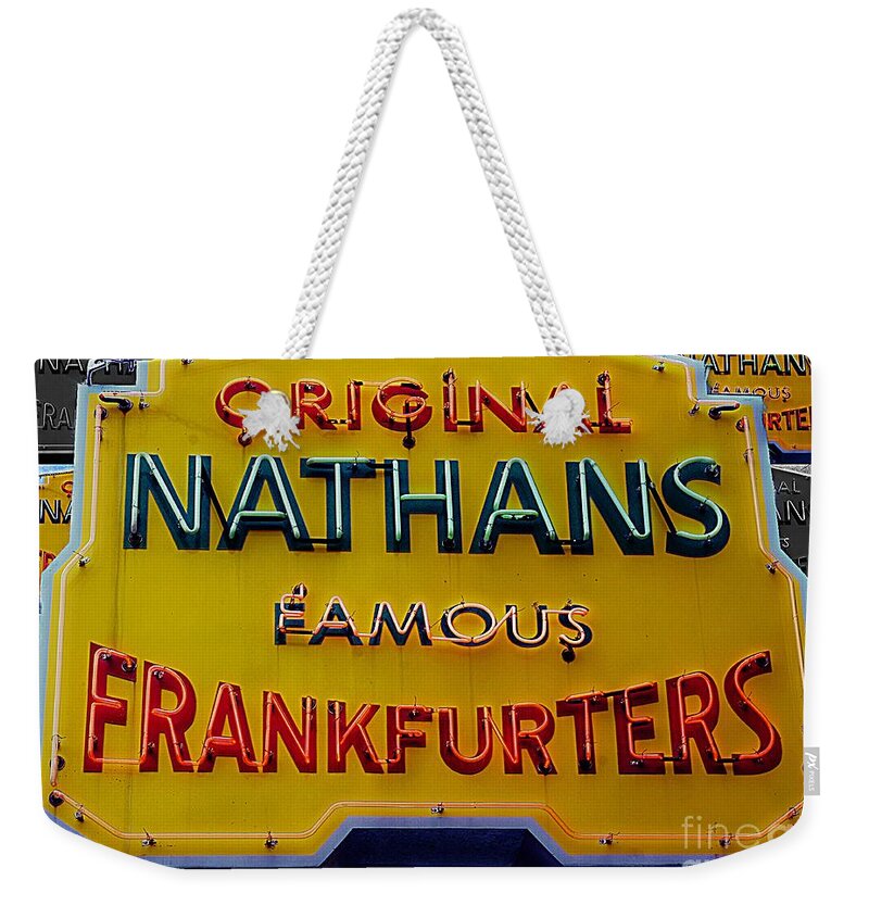 Nathans Weekender Tote Bag featuring the photograph Nathans by Lilliana Mendez