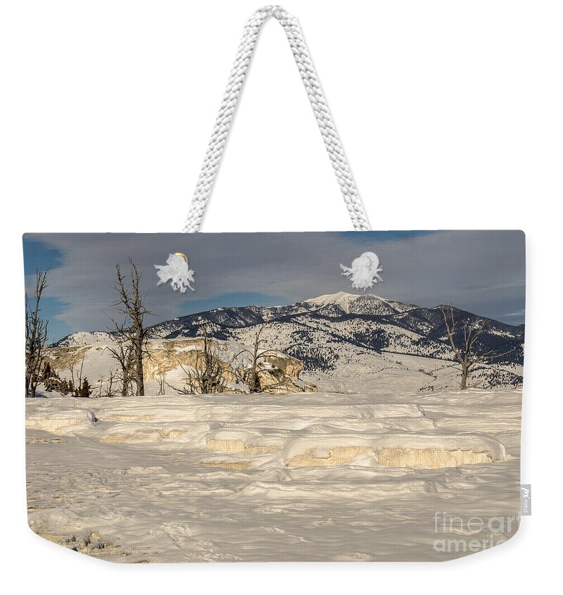 Mammoth Hot Springs Weekender Tote Bag featuring the photograph Natural Beauty by Sue Smith