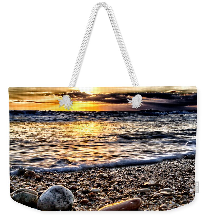 Background Weekender Tote Bag featuring the photograph Natural Ocean by Stelios Kleanthous