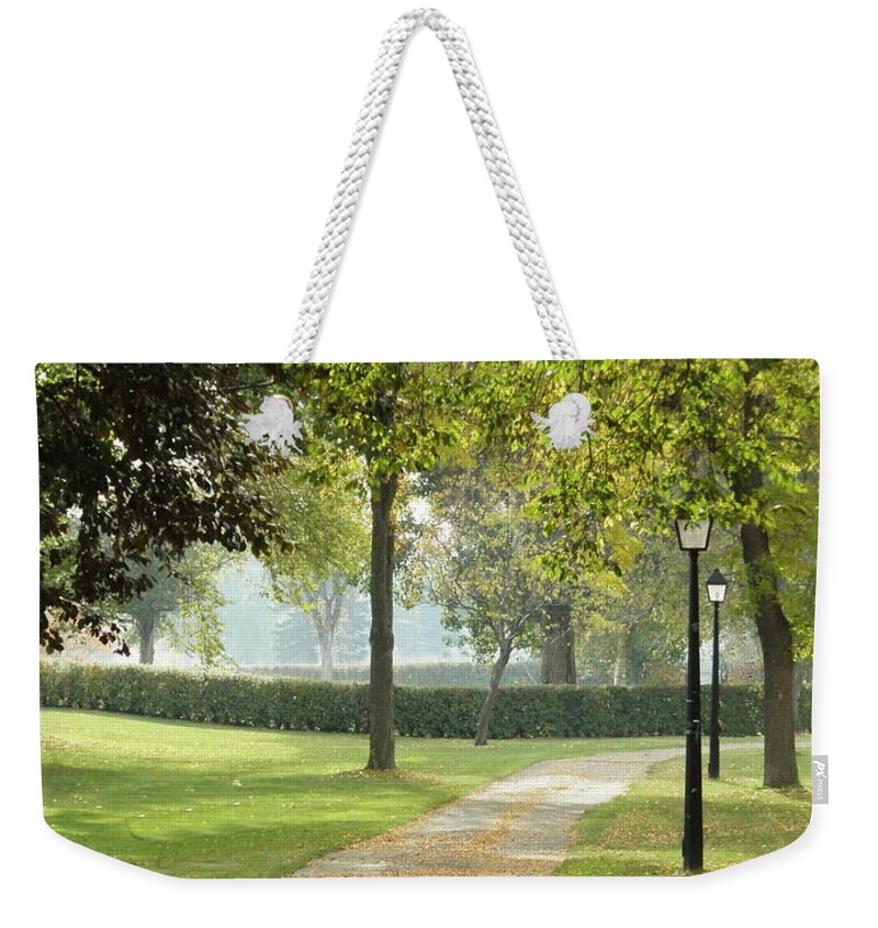 Nature Weekender Tote Bag featuring the photograph Nature's Path by Vivian Martin