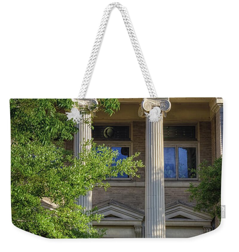 Courthouse Weekender Tote Bag featuring the photograph Navarro County Courthouse by Joan Carroll
