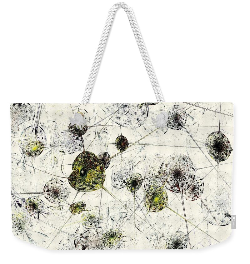 Malakhova Weekender Tote Bag featuring the digital art Neural Network by Anastasiya Malakhova