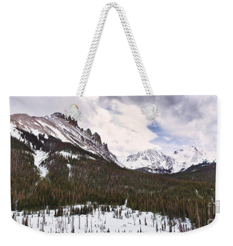Never Summer Wilderness Weekender Tote Bag featuring the photograph Never Summer Wilderness Area Panorama by James BO Insogna