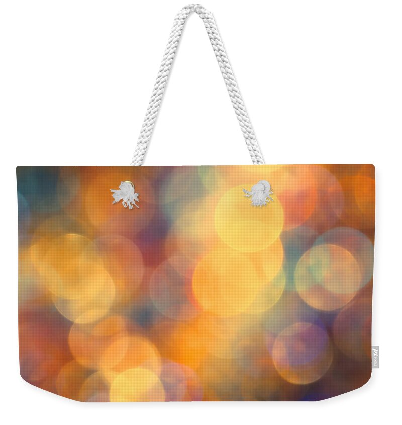 Abstract Weekender Tote Bag featuring the photograph New Beginning by Jan Bickerton