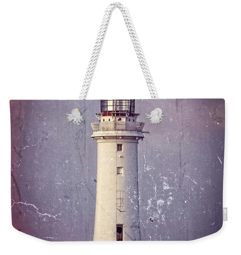 Lighthouse Weekender Tote Bag featuring the photograph New Brighton Lighthouse by Spikey Mouse Photography