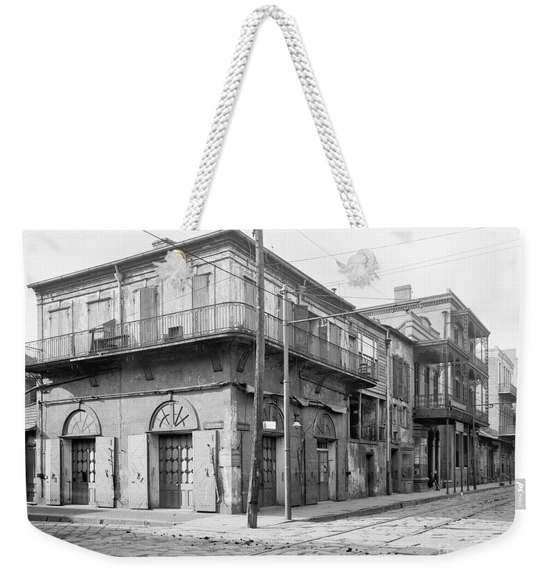 1905 Weekender Tote Bag featuring the photograph NEW ORLEANS: BAR, c1905 by Granger