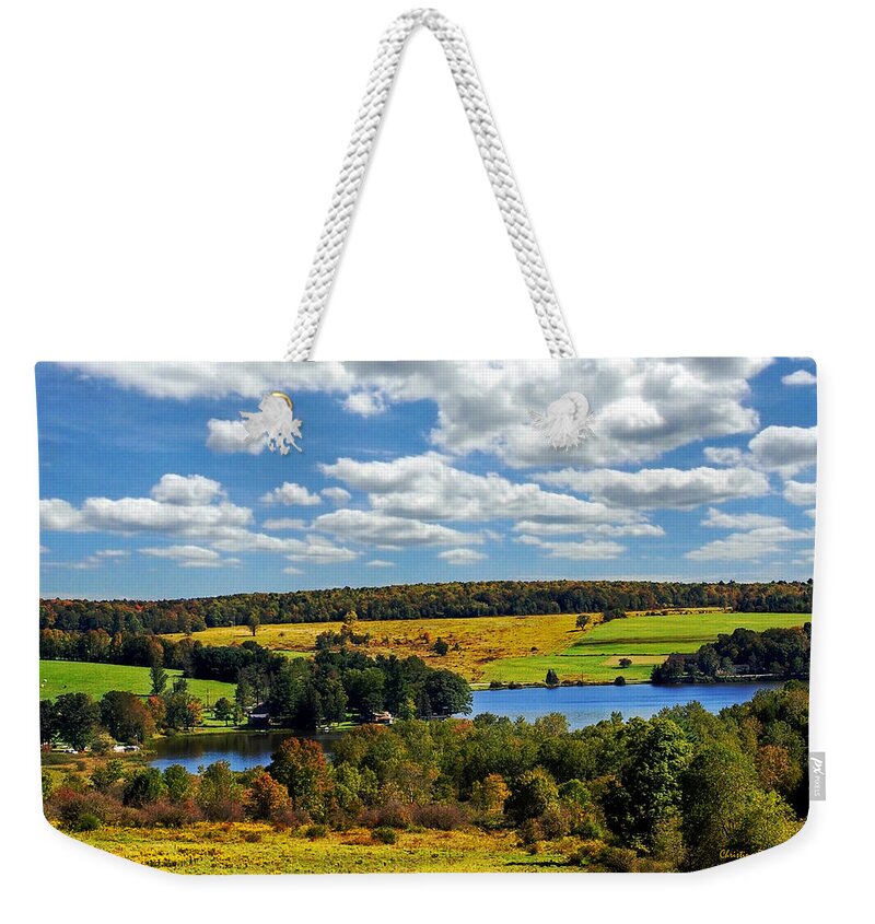 Fall Scenery Weekender Tote Bag featuring the photograph New York Countryside by Christina Rollo