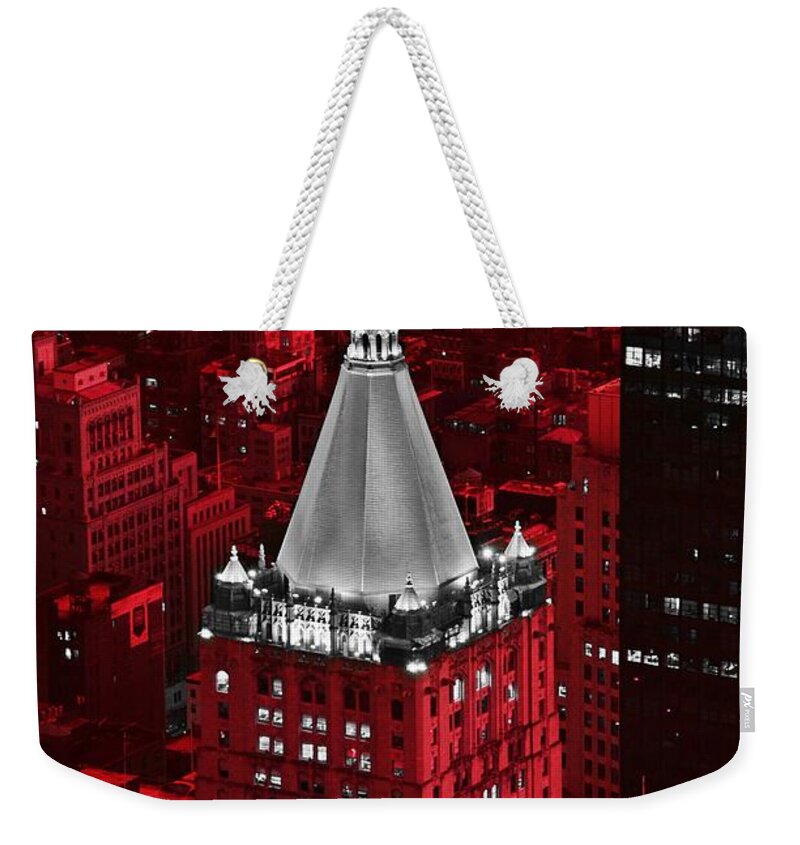 New York Life Building Weekender Tote Bag featuring the photograph New York Life Building by Marianna Mills