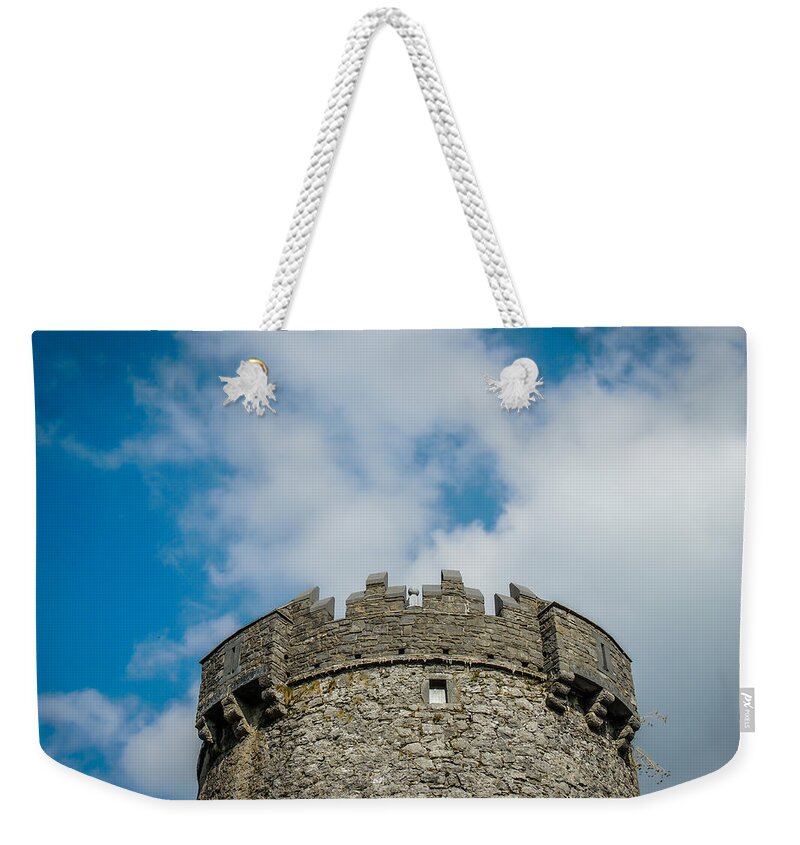 16th Century Weekender Tote Bag featuring the photograph Newtown Castle Tower in Ireland's Burren Region by James Truett