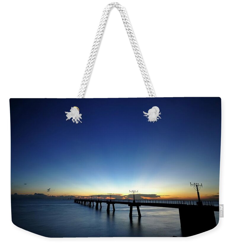 Scenics Weekender Tote Bag featuring the photograph Nice Ending by Wallacefsk
