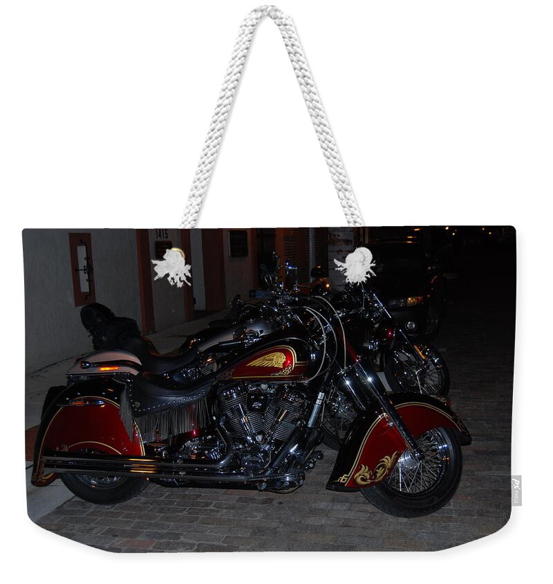 Downtown Ft.myers Weekender Tote Bag featuring the photograph Nice paint job by Robert Floyd