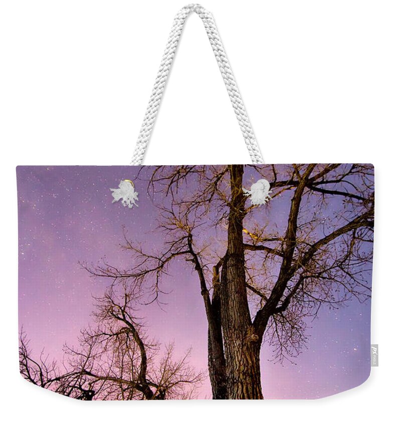 Scenic Weekender Tote Bag featuring the photograph Night and Day by James BO Insogna