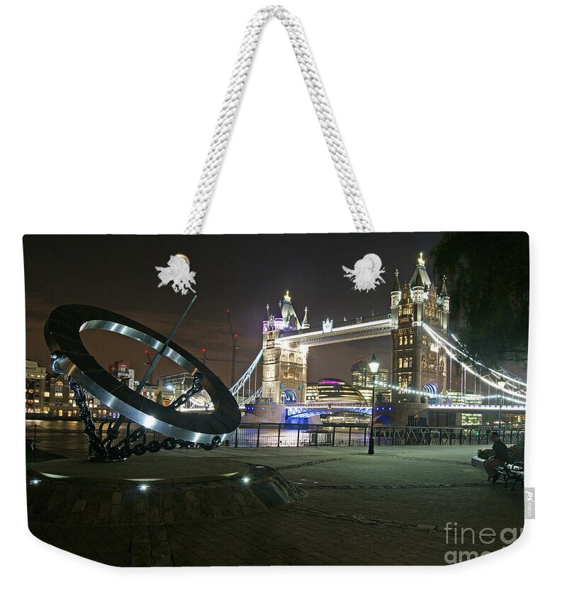 Night Weekender Tote Bag featuring the photograph Night In The City of London by David Birchall