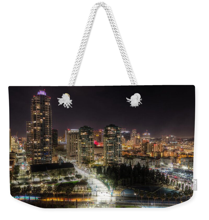Night Weekender Tote Bag featuring the photograph Nighttime by Heidi Smith