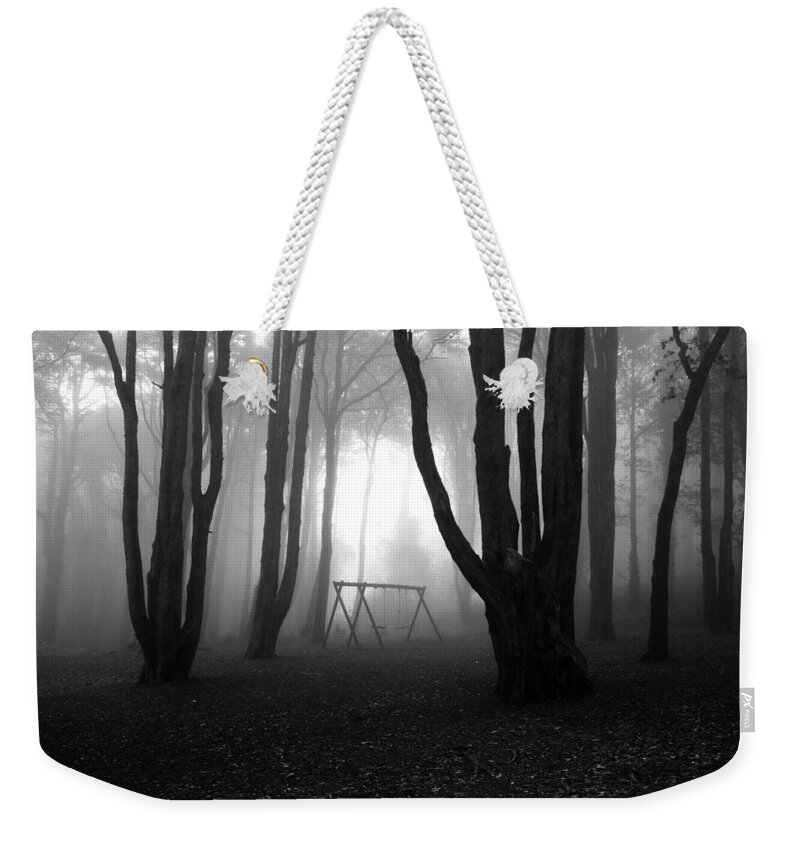 Bw Weekender Tote Bag featuring the photograph No man's land by Jorge Maia