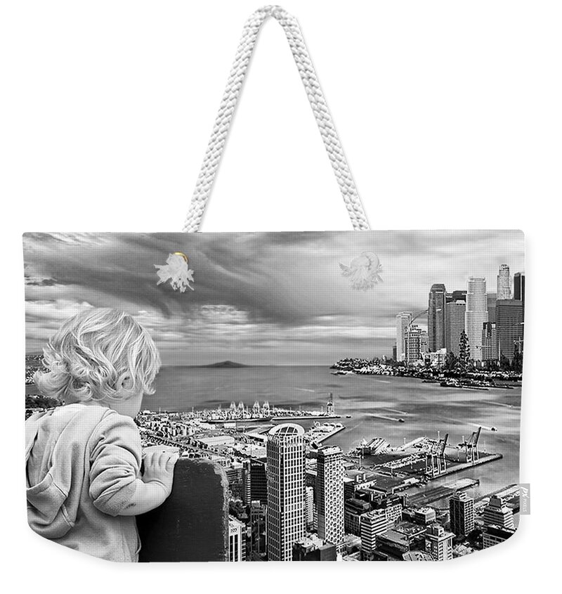 Digital Art Weekender Tote Bag featuring the photograph No Vacancy  by Jennie Breeze