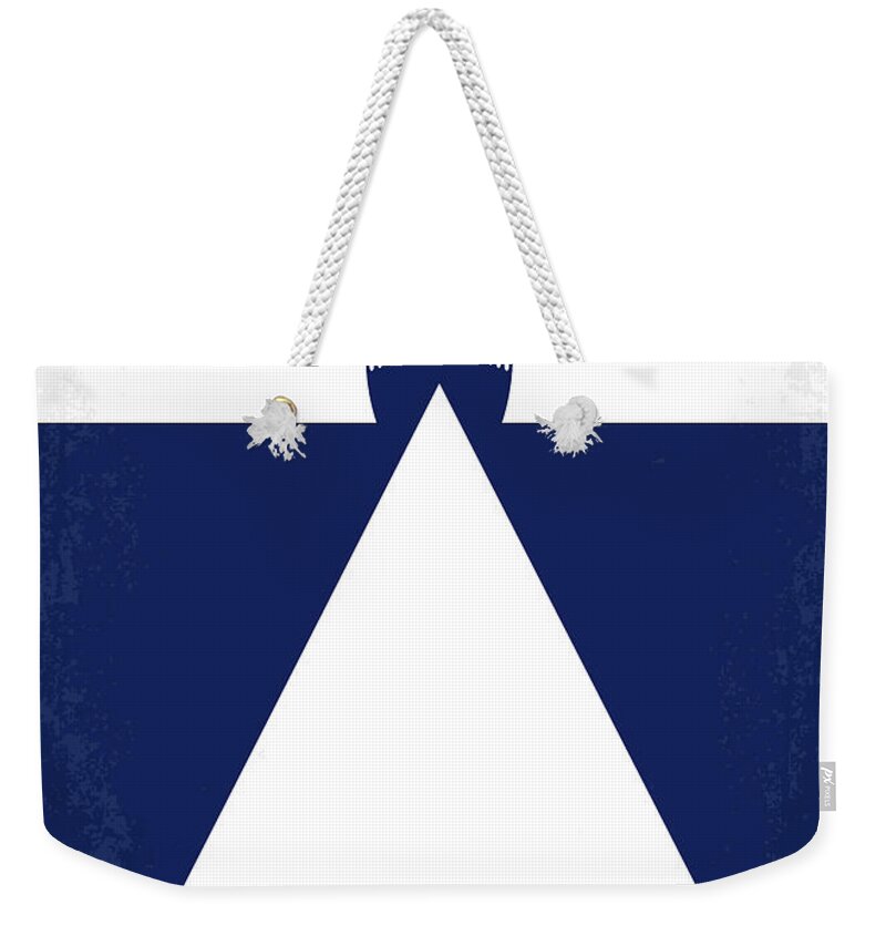 Titanic Weekender Tote Bag featuring the digital art No100 My Titanic minimal movie poster by Chungkong Art