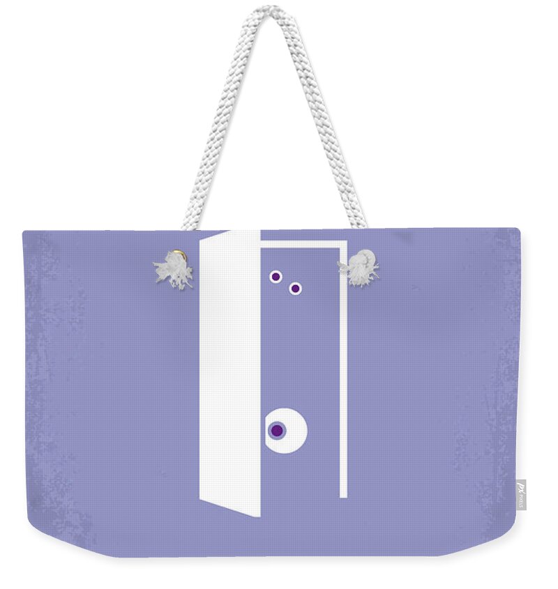 Monster Weekender Tote Bag featuring the digital art No161 My Monster Inc minimal movie poster by Chungkong Art
