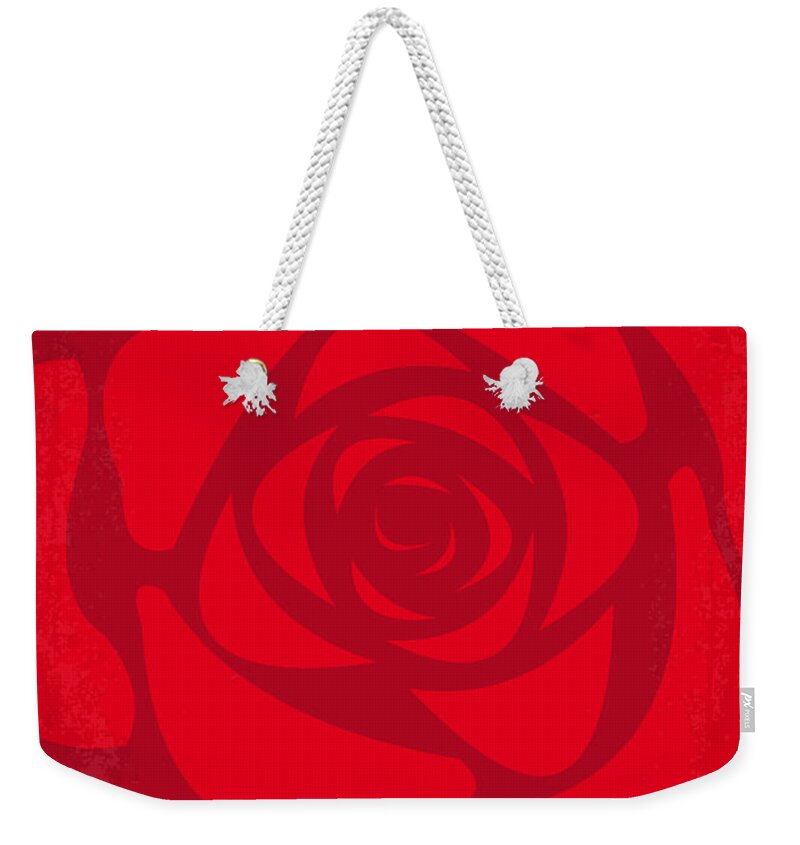 American Weekender Tote Bag featuring the digital art No313 My American Beauty minimal movie poster by Chungkong Art
