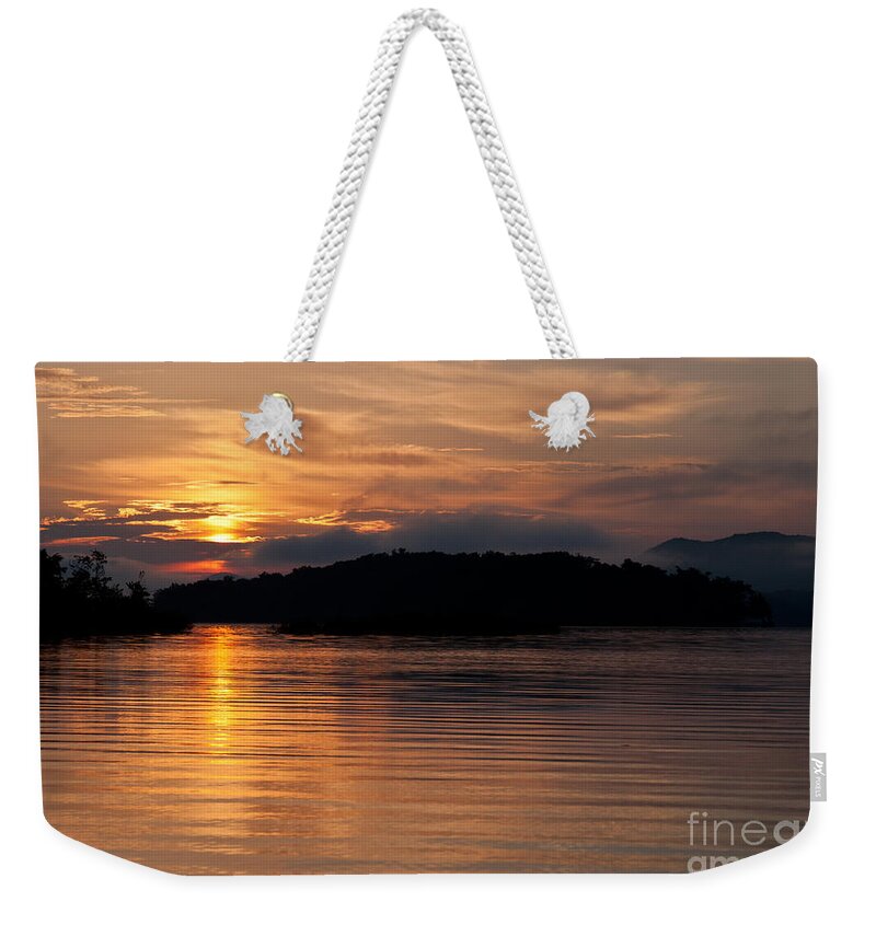 Sunrise Weekender Tote Bag featuring the photograph Norris Lake Sunrise by Douglas Stucky