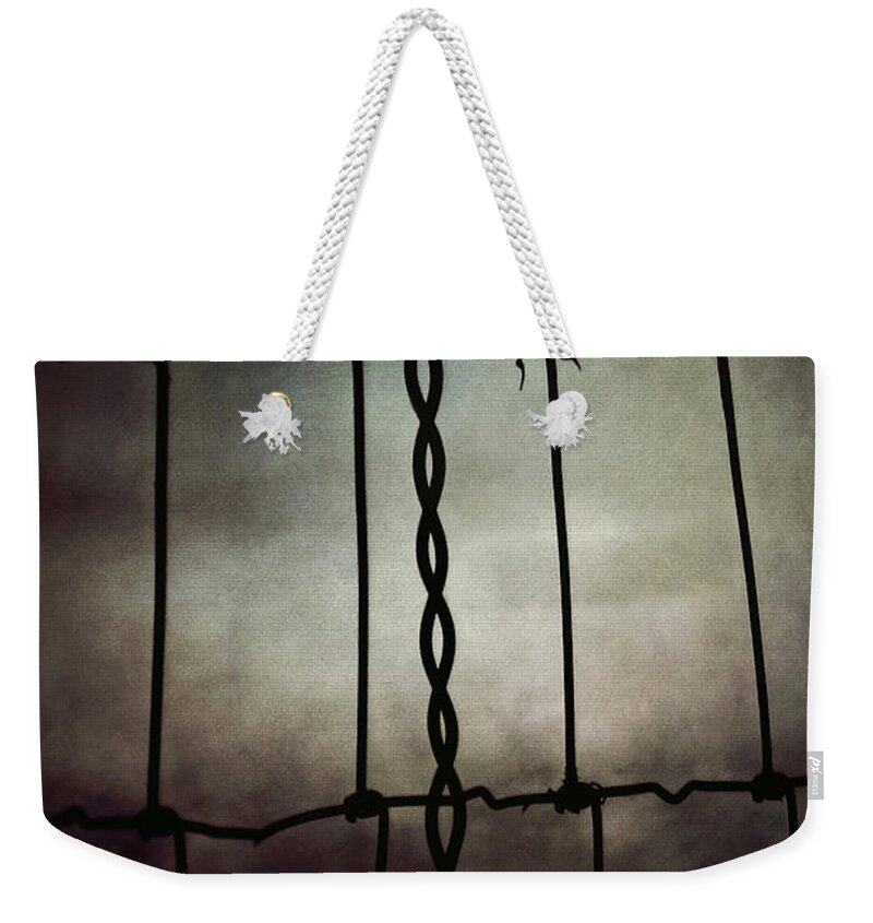  Weekender Tote Bag featuring the photograph Nowhere to Run by Trish Mistric